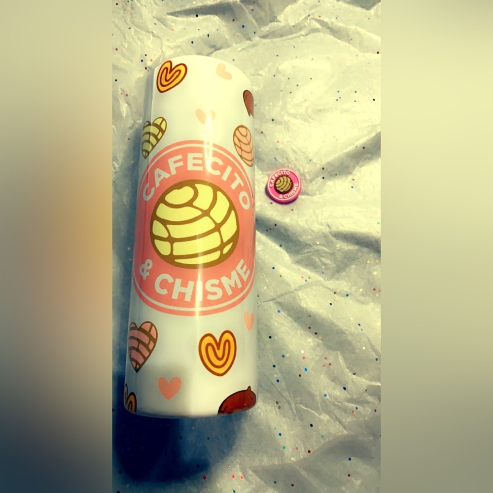 cafecito y chisme tumbler